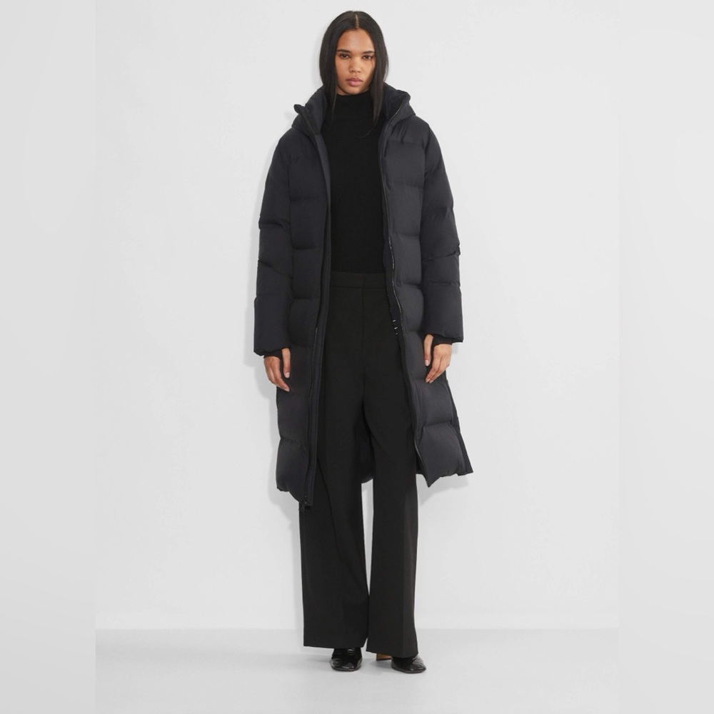 NWT Aritzia THE SUPER PUFF₂O™ LONG in Rainstop Black